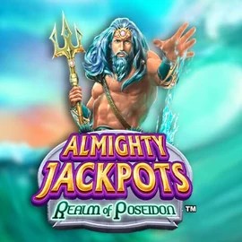 Almighty Jackpots – Realm of Poseidon by Novomatic, showcased at neonvegascasino.co.nl – game logo