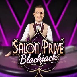 Blackjack Salon Privé logo by Ezugi at NeonVegas Casino
