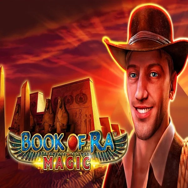 Book of Ra Magic game by Greentube – logo hosted on NeonVegas Casino