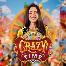Crazy Time slot icon by Evolution, available at NeonVegas Casino