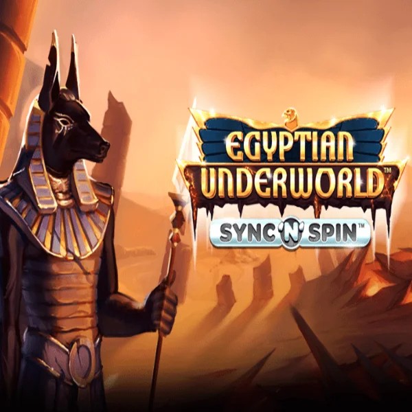 Egyptian Underworld casino game by Greentube – featured logo at NeonVegas Casino