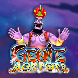 Genie Jackpots logo by Blueprint Gaming at NeonVegas Casino